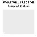Adhesive Sticky Mats for Cleanroom and Home Use