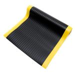 Anti-Fatigue Floor Mat - 3'x10', Black/Yellow