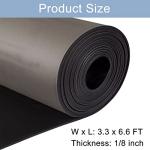 Nisorpa 3.3x6.6 ft Neoprene Rubber Sheet Roll