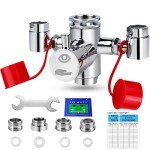 Eyewash Station Faucet Mount with Cover and Adapters
