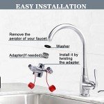 Eyewash Station Faucet Mount with Cover and Adapters