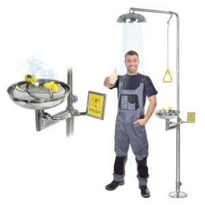 AIWFL Emergency Eyewash and Safety Shower Station