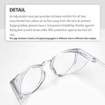 Stylish Anti-Fog Lab Safety Glasses with Side Shields