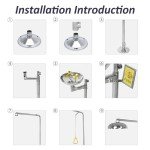 AIWFL Emergency Eyewash and Safety Shower Station