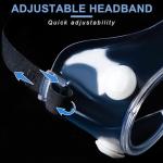 2-Pack Anti-Fog Safety Goggles for Lab Use