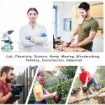 2-Pack Anti-Fog Safety Goggles for Lab Use