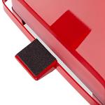 Red 4-Gal Biohazard Step-On Trash Can