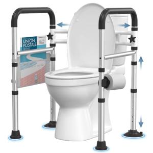 Adjustable Toilet Safety Rails for Seniors