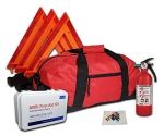 OSHA Compliant Safety Trauma Supply Kit with Extinguisher