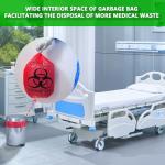 Seadasyoon 50-Count Biohazard Waste Disposal Bags