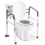 Adjustable Toilet Safety Rail with Handles