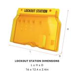 Boviisky Lockout Tagout Station with Safety Gear