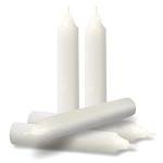 24 Pack Unscented Emergency White Taper Candles