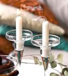 24 Pack Unscented Emergency White Taper Candles