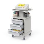 Mobile Ultrasound Cart with Wheels and 3 Drawers