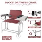 XL Blood Drawing Chair with Adjustable Armrest
