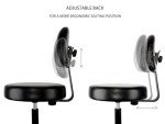 Adjustable Vinyl Lab Chair for Exam Rooms