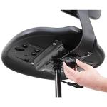 Adjustable Deluxe Chrome Lab Chair with Footring