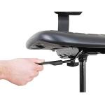 Adjustable Deluxe Chrome Lab Chair with Footring