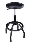 Adjustable Height Swivel Shop Stool 26" - 31
