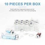 10ml Transparent Glass Vials with Self-Healing Ports