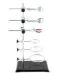 QWORK Metal Lab Support Stand Set with Clamps