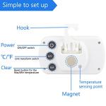 Digital Waterproof Refrigerator Thermometer with LCD Display