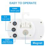 Digital Waterproof Refrigerator Thermometer with LCD Screen