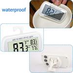 Digital Waterproof Refrigerator Thermometer with LCD Display