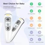 Digital Ear and Forehead Thermometer with Alarm
