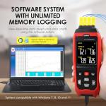 Digital 4-Channel Thermocouple Thermometer with Logger