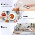 Digital Ear and Forehead Thermometer with Alarm