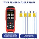 Digital 4-Channel Thermocouple Thermometer with Logger