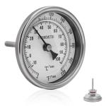 Stainless Steel 3" Dial Thermometer for Brewing