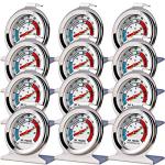 Large Dial Thermometer - 12 Pack for Refrigerators