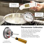 Stainless Steel 3" Dial Thermometer for Brewing