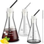 Copkim 2 Pack 8.5 oz Erlenmeyer Flask Set