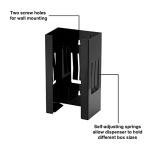 Magnetic Wall-Mount Glove Box Holder, 8LBS Capacity