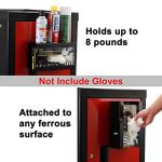 Magnetic Wall-Mount Glove Box Holder, 8LBS Capacity