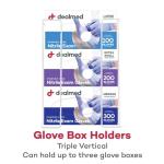 Triple Glove Box Holder for Medical Exam Gloves