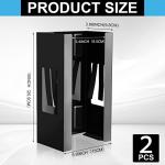 Magnetic Glove Dispenser for Wall Mounting (Black)