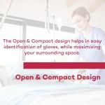 Triple Glove Box Holder for Medical Exam Gloves