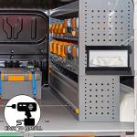 Magnetic Glove Dispenser for Wall Mounting (Black)