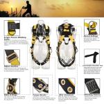 WELKFORDER 3D-Rings Safety Harness with Buckles