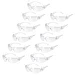 BISON LIFE Clear Safety Glasses - 12 Pack