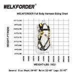 WELKFORDER 3D-Rings Safety Harness with Buckles