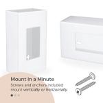 Acrylic Glove Box Holder Dispenser - Single Side Loaded