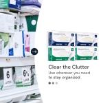 Wall-Mounted Acrylic Glove Holder Organizer (Double)