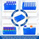 Multifunctional Plastic Test Tube Rack - 3 Colors