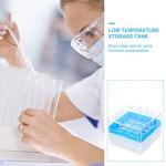 Polycarbonate Freezer Box with 25 Grids for Vials